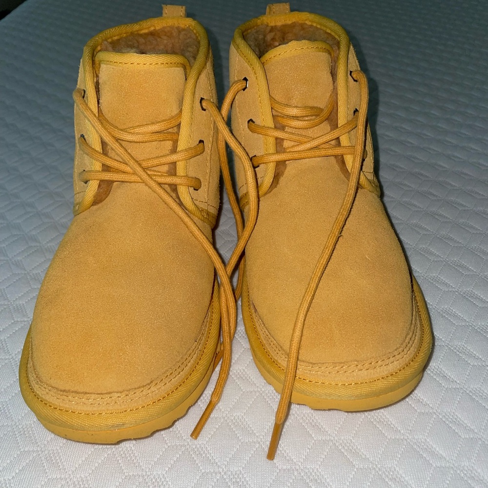UGG Yellow Boots Moccasin-Style Toe